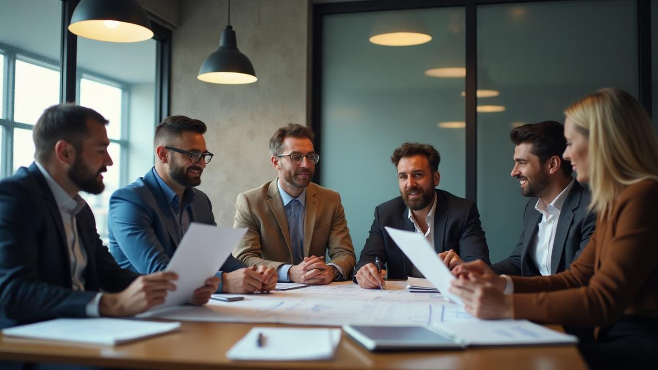 Team-Meeting zur Weiterbildung